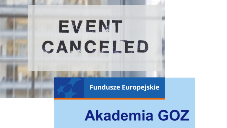 Spotkanie pt. „Fundusze Europejskie na wsparcie szkoleniowo-doradcze dla firm” ZOSTAŁO ODWOŁANE